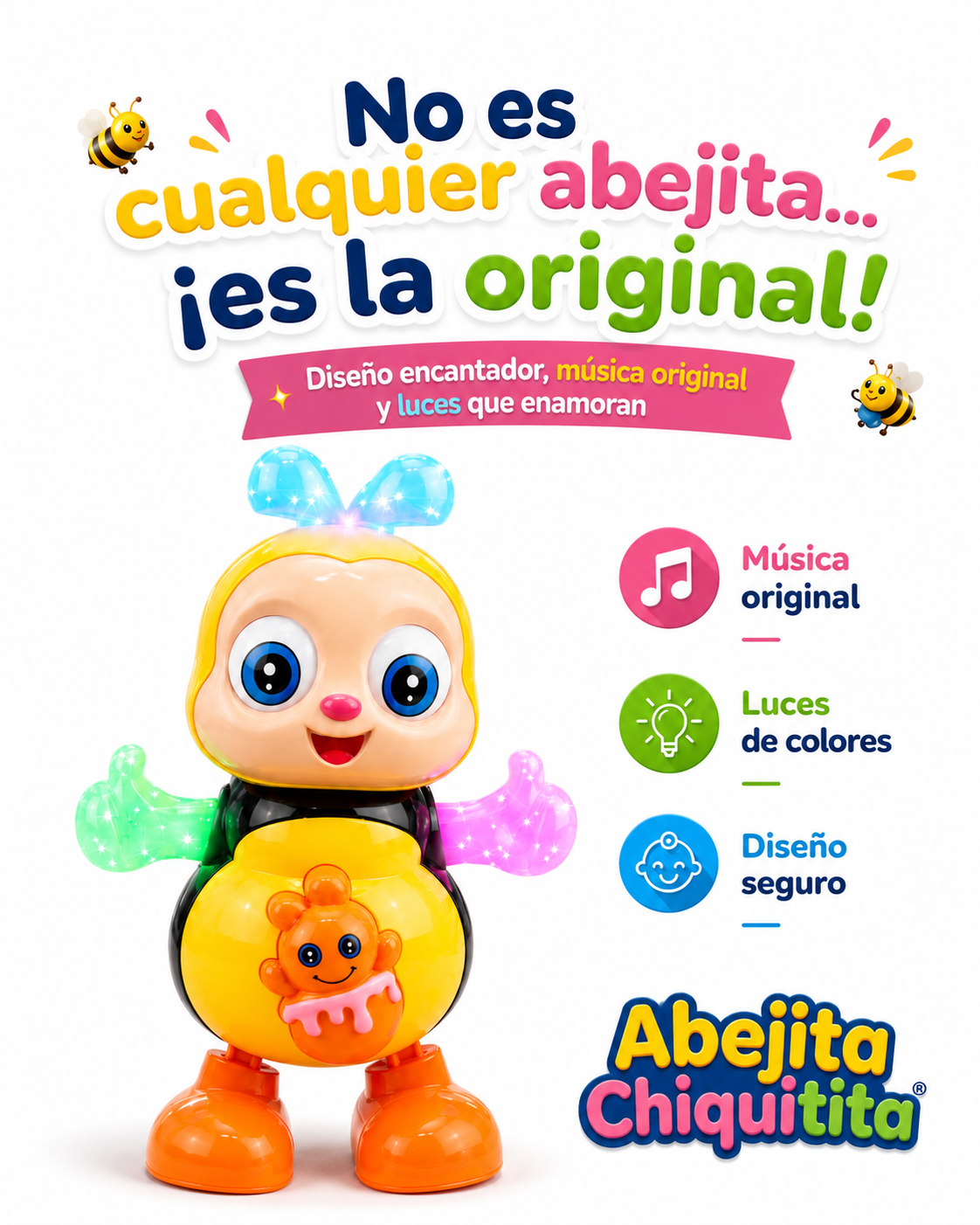 Abejita Bailarina con Luces y Sonido™