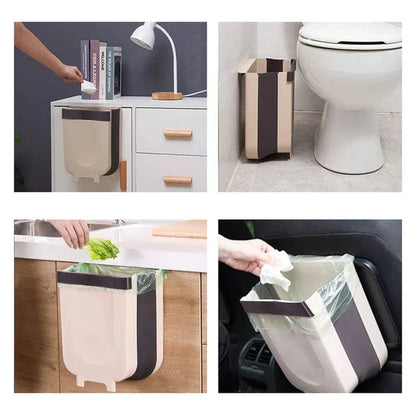 Basurero Plegable y Portatil Ahorrador de Espacio